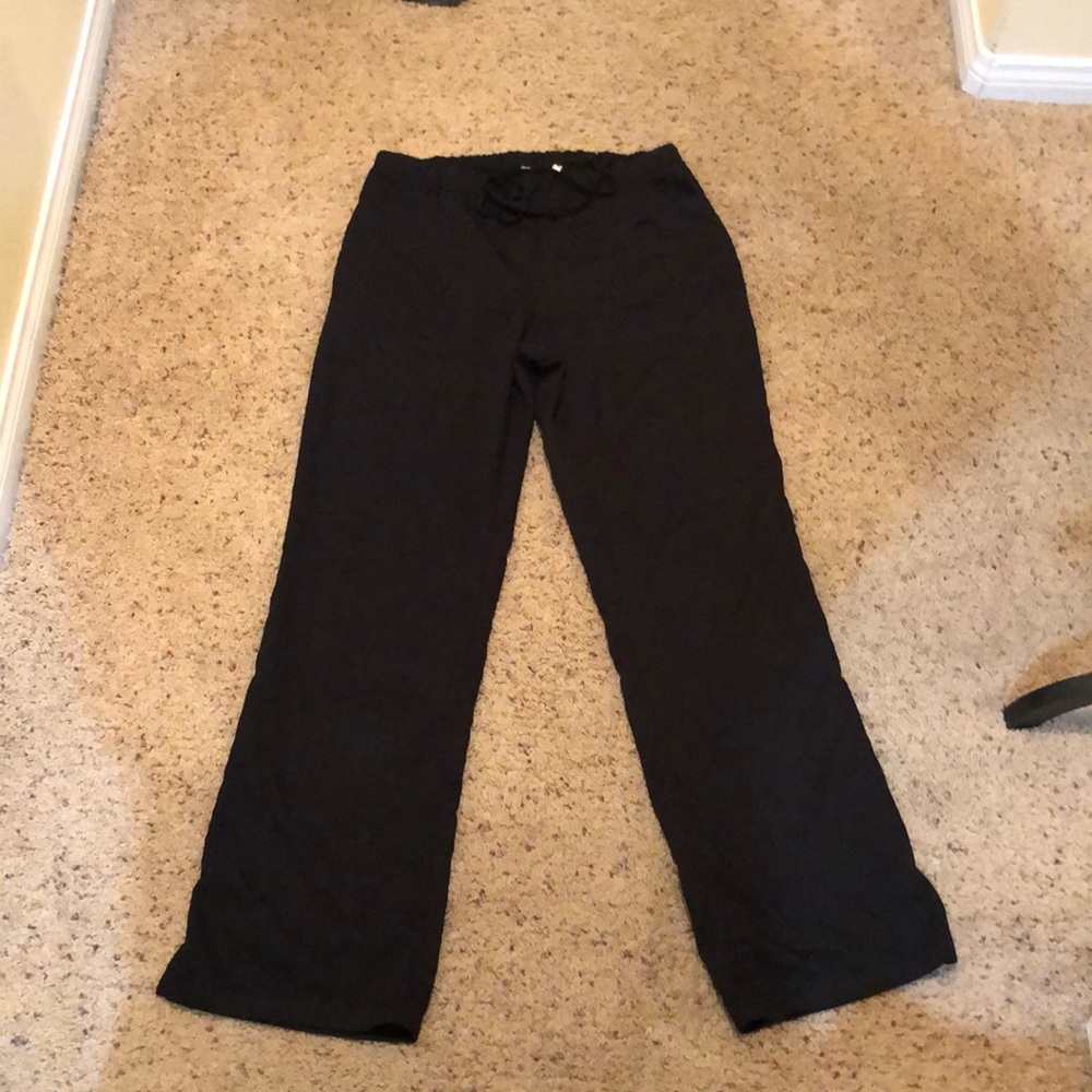 Grey anatomy black scrub pants